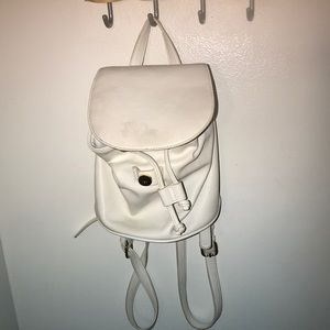 white small backpack